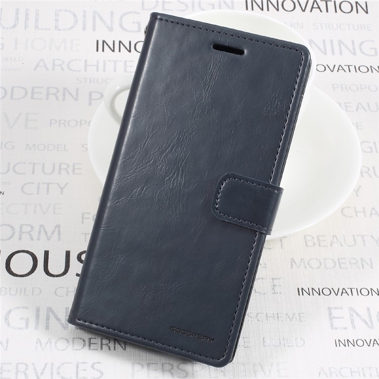 MERCURY GOOSPERY Wallet Stand Leather Cover for LG G6 - Dark Blue-1