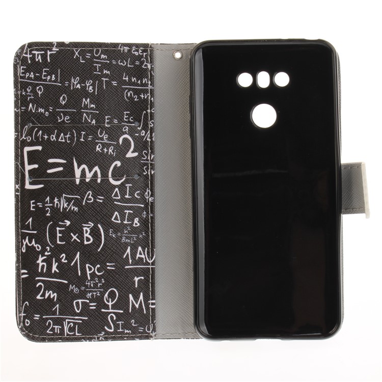 Pattern Printing Leather Wallet Case for LG G6 - Mathematical Symbol-10