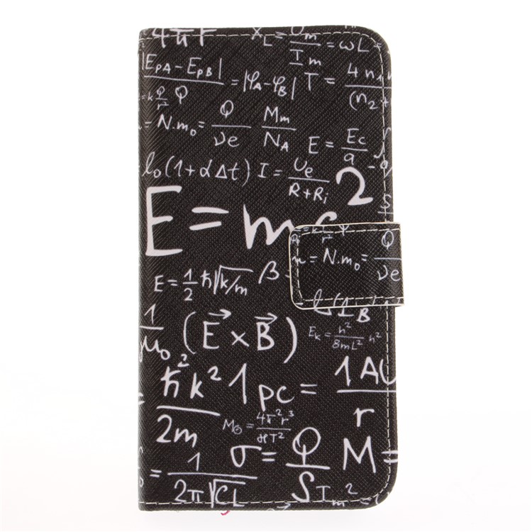 Pattern Printing Leather Wallet Case for LG G6 - Mathematical Symbol-2