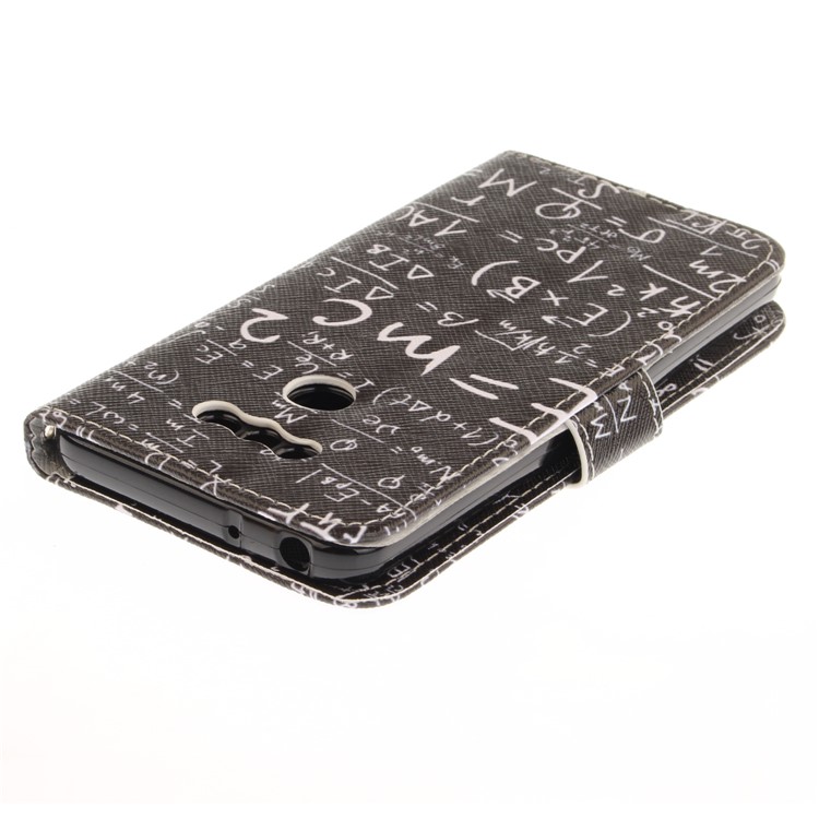Pattern Printing Leather Wallet Case for LG G6 - Mathematical Symbol-5