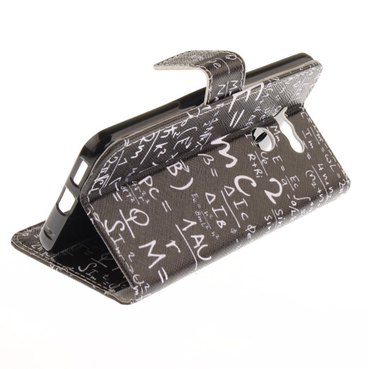 Pattern Printing Leather Wallet Case for LG G6 - Mathematical Symbol-7