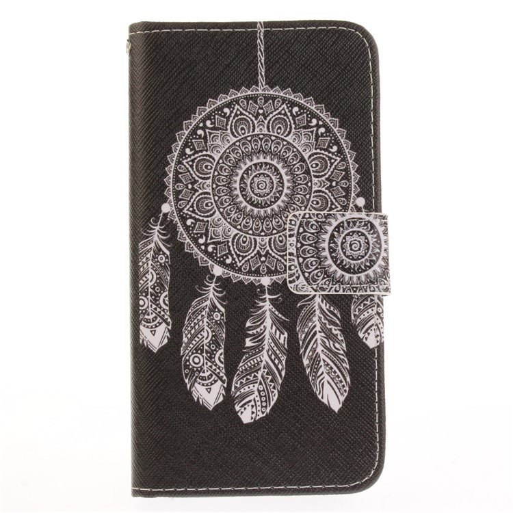 Pattern Printing Leather Card Holder Case for LG G6 - Dream Catcher-2