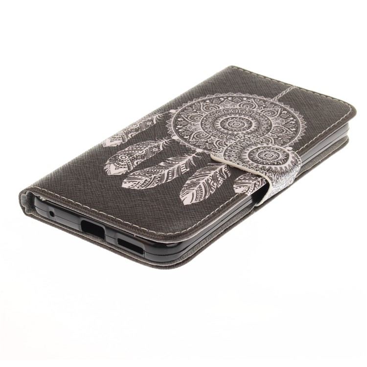 Pattern Printing Leather Card Holder Case for LG G6 - Dream Catcher-4