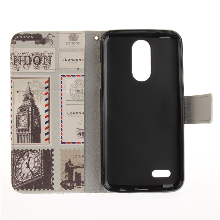 Pattern Printing Wallet Leather Stand Case for LG K4 (2017) - UK Flag-10