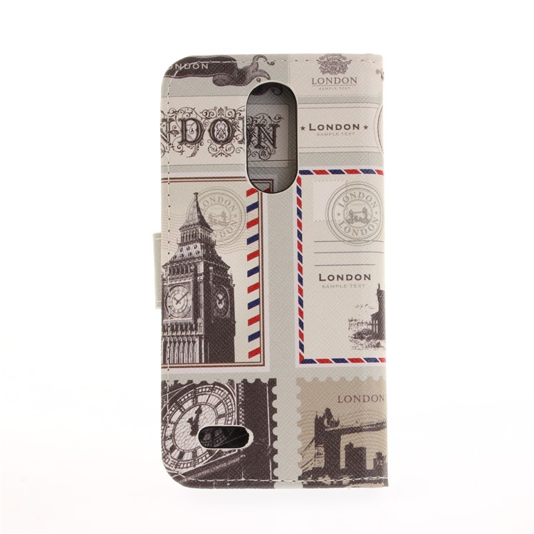 Pattern Printing Wallet Leather Stand Case for LG K4 (2017) - UK Flag-3