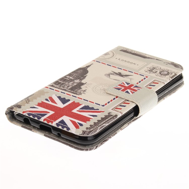 Pattern Printing Wallet Leather Stand Case for LG K4 (2017) - UK Flag-4