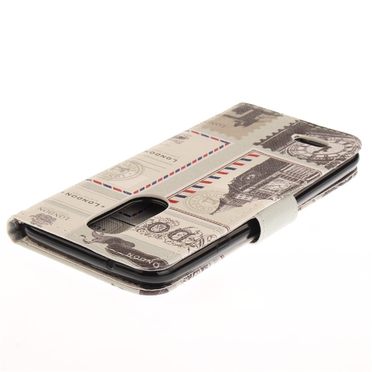 Pattern Printing Wallet Leather Stand Case for LG K4 (2017) - UK Flag-5