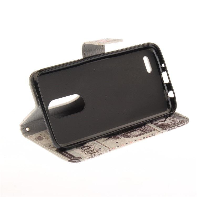 Pattern Printing Wallet Leather Stand Case for LG K4 (2017) - UK Flag-6