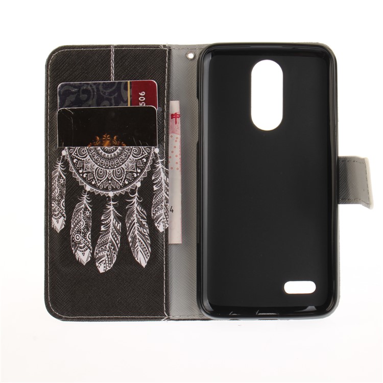 Pattern Printing PU Leather Stand Case for LG K4 (2017) EU Version - Dream Catcher-9