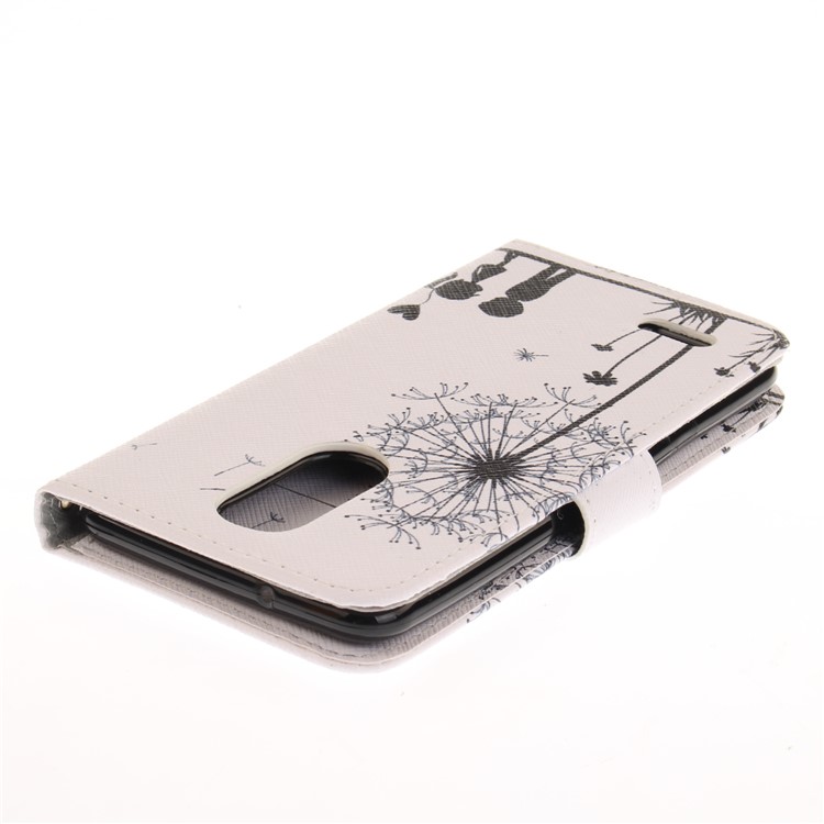 Pattern Printing Wallet Leather Stand Case for LG K8 (2017) - Dandelion and Lovers-5