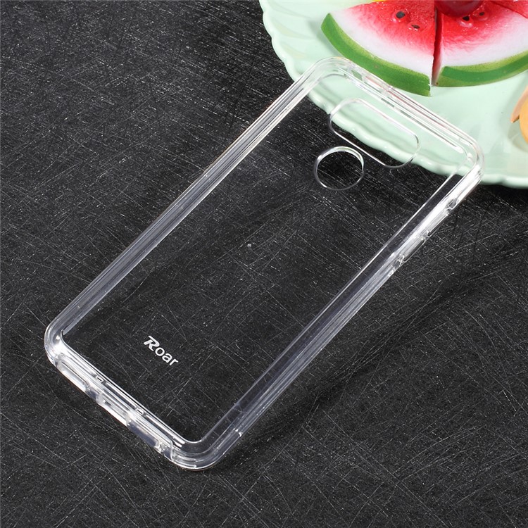 ROAR KOREA Hybrid 2-in-1 Clear Hard PC Back Cover + Soft TPU Bumper Case for LG G6 - Transparent-2
