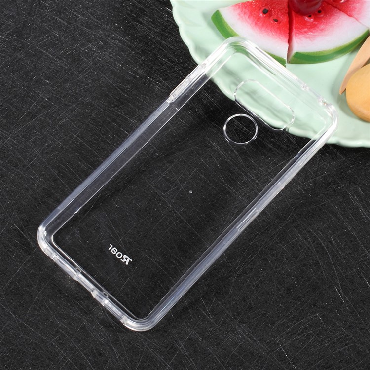 ROAR KOREA Hybrid 2-in-1 Clear Hard PC Back Cover + Soft TPU Bumper Case for LG G6 - Transparent-3