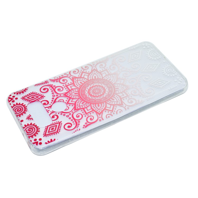 Pattern Printing Soft TPU Case Cover for LG G6 - Geometric Pattern and Mandala Flowers-3