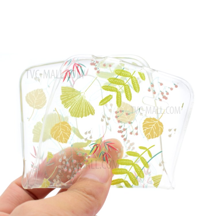 Pattern Printing TPU Soft Case for LG K4 (2017) - Flowers and Leaves-5
