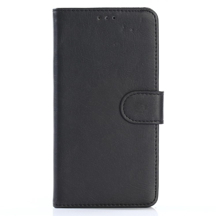 Retro Crazy Horse Skin Wallet Leather Mobile Phone Case with Stand for LG X Power 2 - Black-1