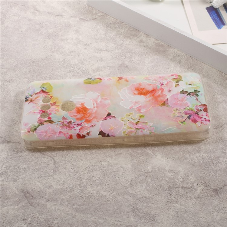 Embossing TPU Mobile Casing Cover for LG G6 - Blooming Flowers-3