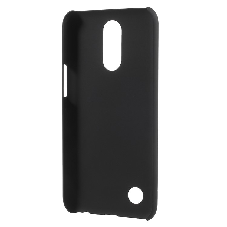 Rubberized Hard Plastic Back Phone Cover for LG K10 (2017) / LV5 - Black-3