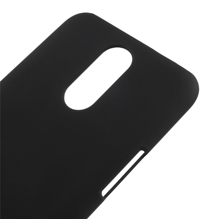Rubberized Hard Plastic Back Phone Cover for LG K10 (2017) / LV5 - Black-4
