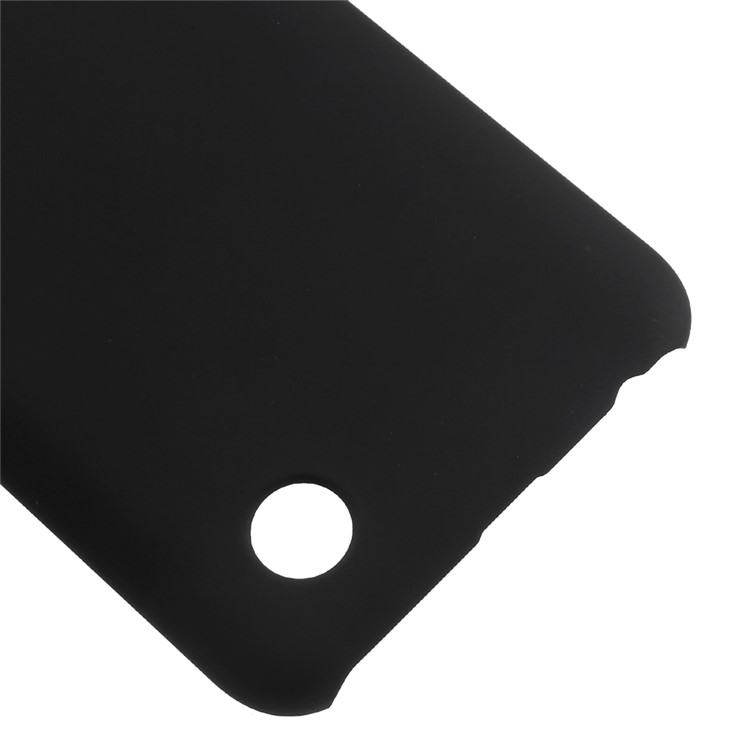 Rubberized Hard Plastic Back Phone Cover for LG K10 (2017) / LV5 - Black-5