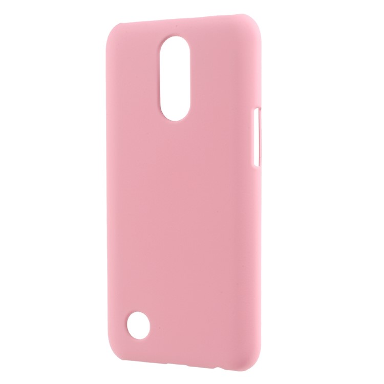 Rubberized Hard Plastic Cell Phone Cover for LG K10 (2017) / LV5 - Pink-2