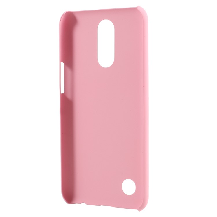 Rubberized Hard Plastic Cell Phone Cover for LG K10 (2017) / LV5 - Pink-3
