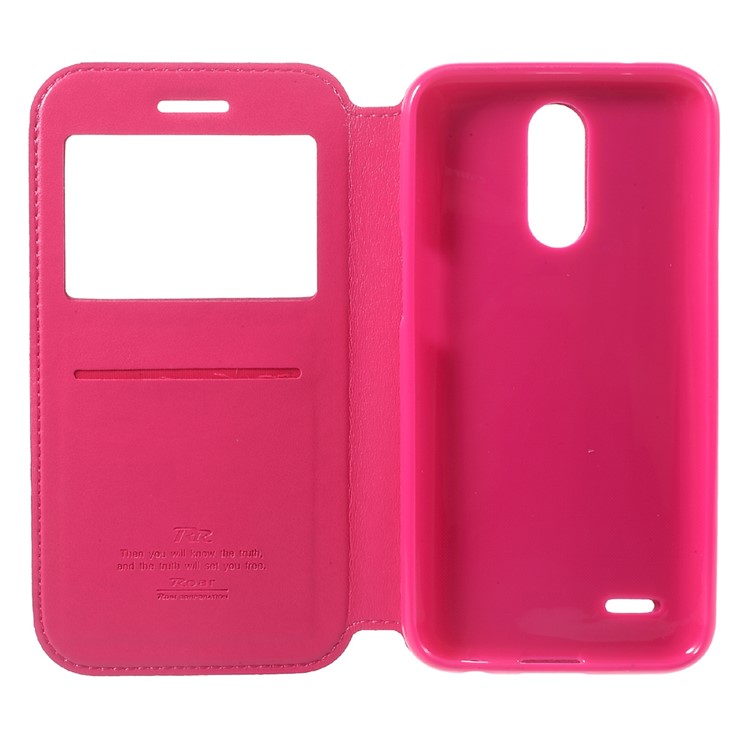 ROAR KOREA View Window Magnetic Leather Case for LG K10 (2017) - Rose-5