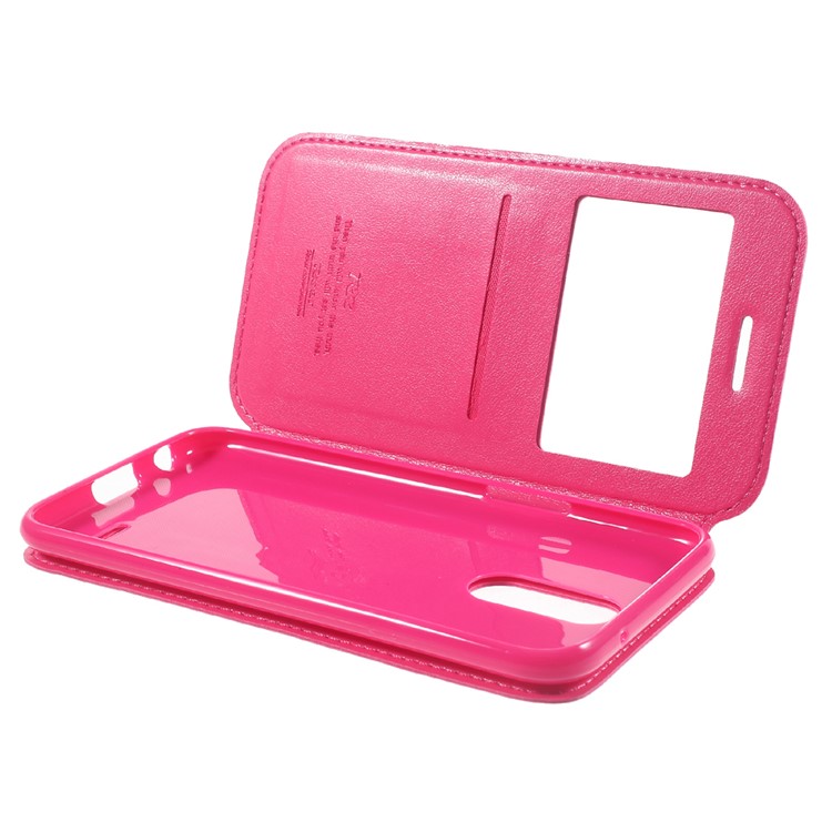 ROAR KOREA View Window Magnetic Leather Case for LG K10 (2017) - Rose-6