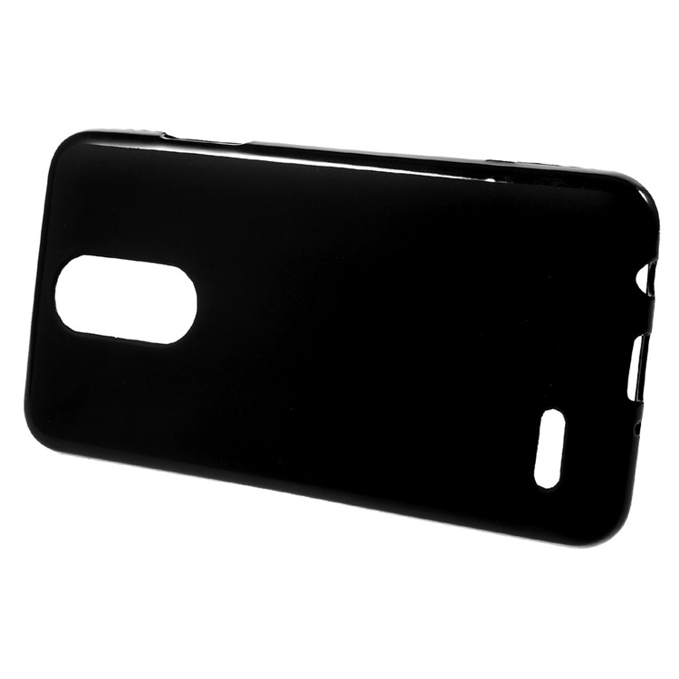 Matte Skin TPU Mobile Phone Case Accessory for LG K4 (2017) EU Version - Black-2