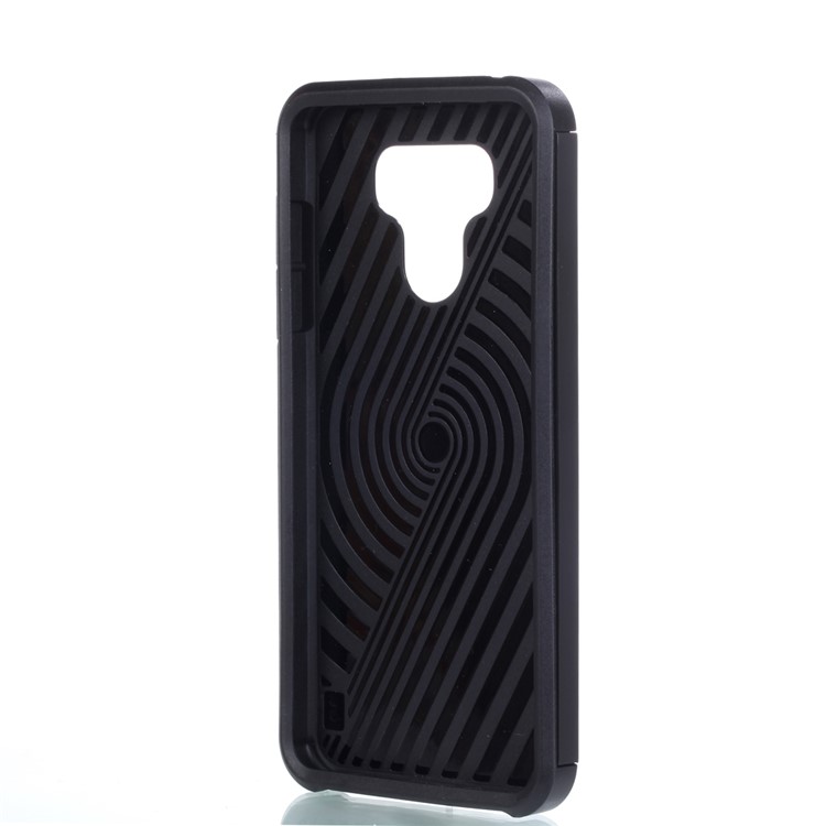 Armor PC + TPU Hybrid Cellphone Cover for LG G6 - Black-8