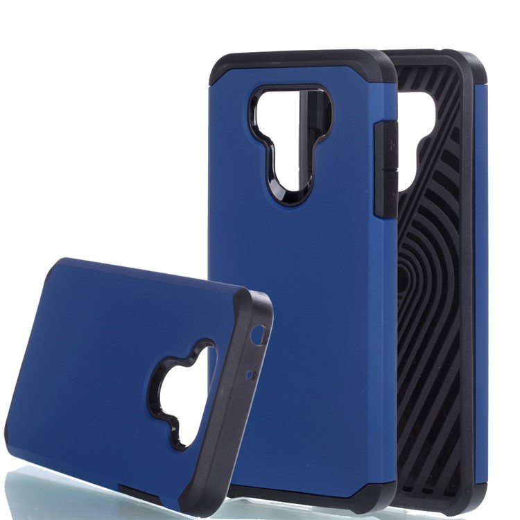 Armor PC + TPU Hybrid Cover for LG G6 - Dark Blue-1