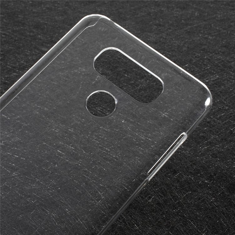 Crystal Clear Plastic Hard Case Cover for LG G6-4