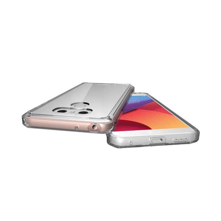 TPU + Transparent Acrylic Mobile Phone Case for LG G6 - Black-13