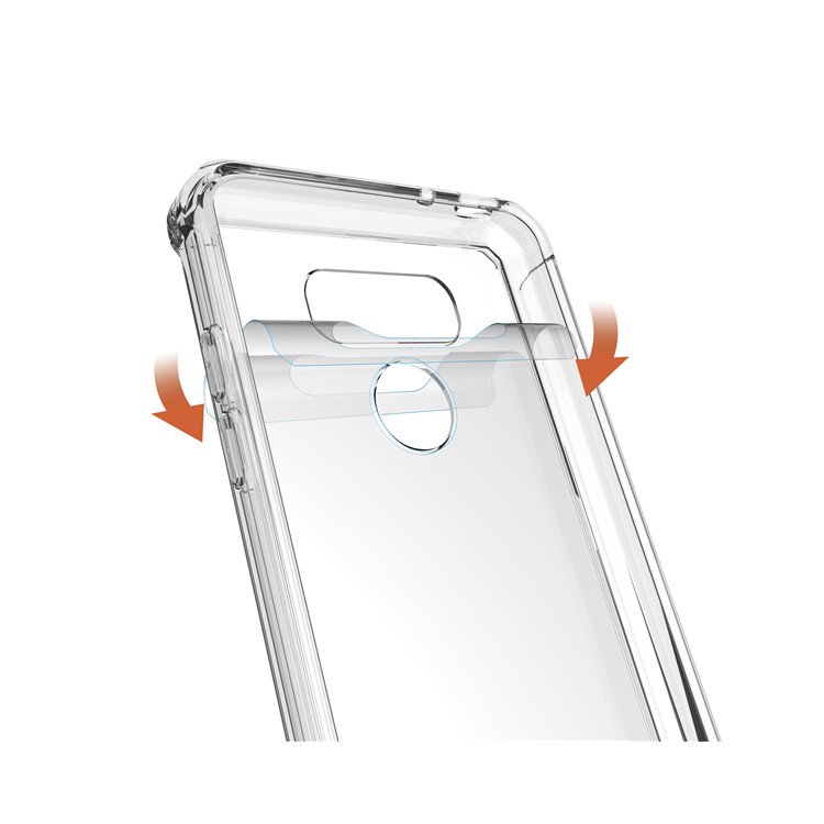 TPU + Transparent Acrylic Protective Phone Case for LG G6 - Transparent-5