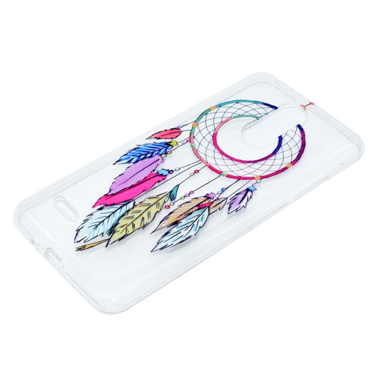 Patterned TPU Phone Case Cover for LG K10 (2017) - Dream Catcher-3