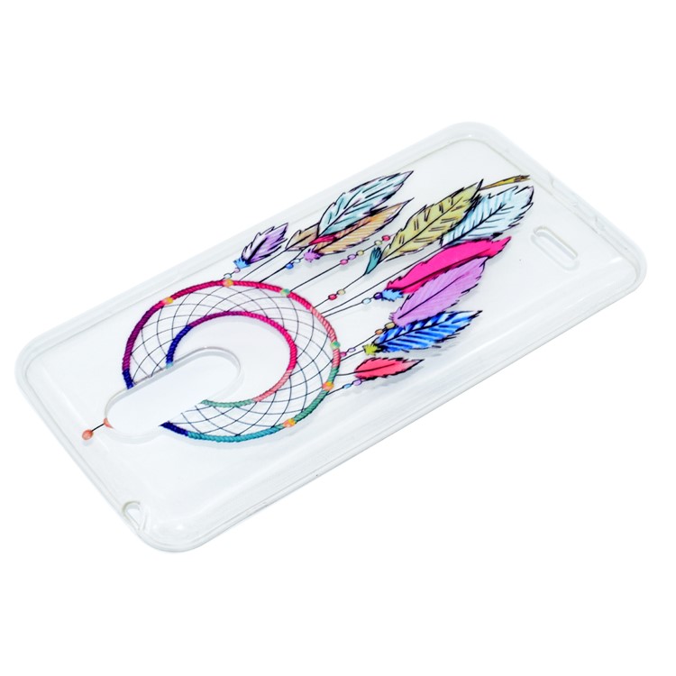 Patterned TPU Phone Case Cover for LG K10 (2017) - Dream Catcher-4