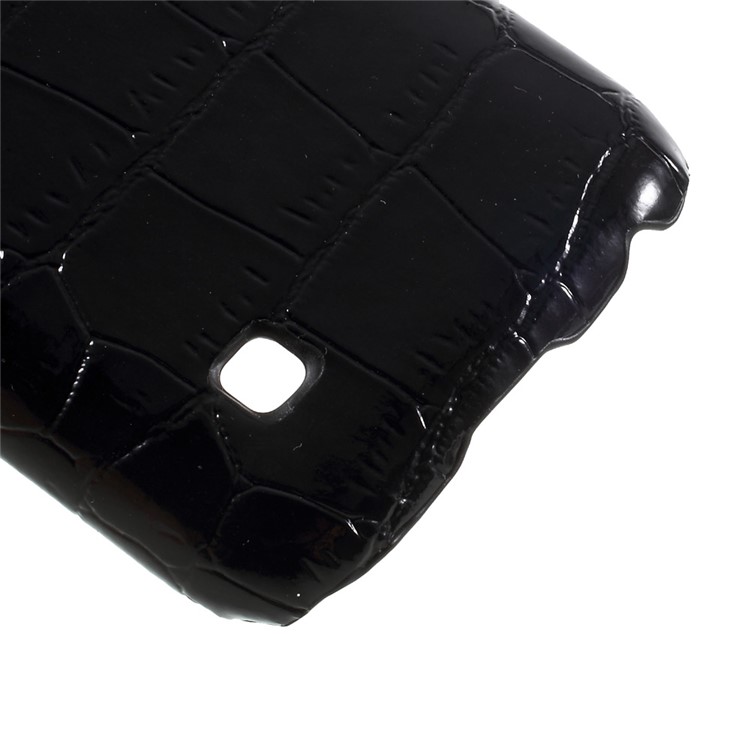 Leather Coated PC Protection Cellphone Casing Cover for LG K3 (2017) - Crocodile Texture / Black-5