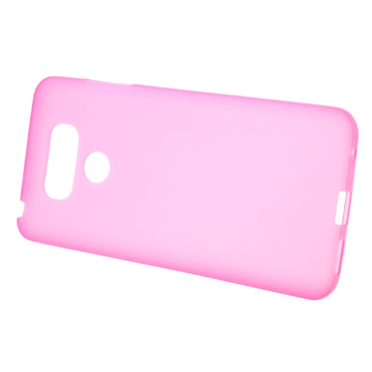 Matte Anti-fingerprint TPU Back Mobile Cover Shell for LG G6 - Rose-2