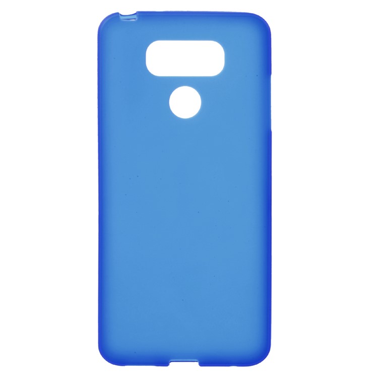For LG G6 Matte Anti-fingerprint TPU Back Mobile Case - Blue-1