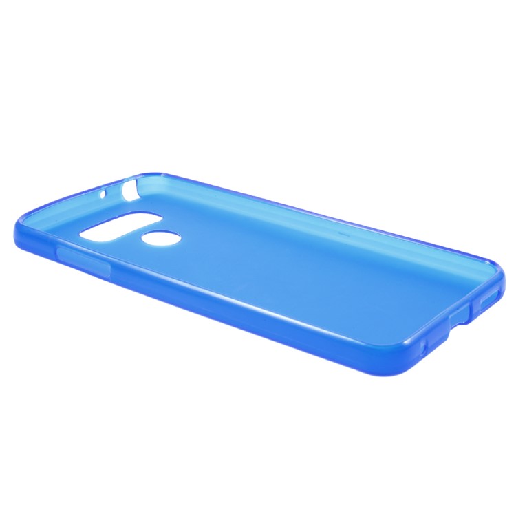 For LG G6 Matte Anti-fingerprint TPU Back Mobile Case - Blue-4