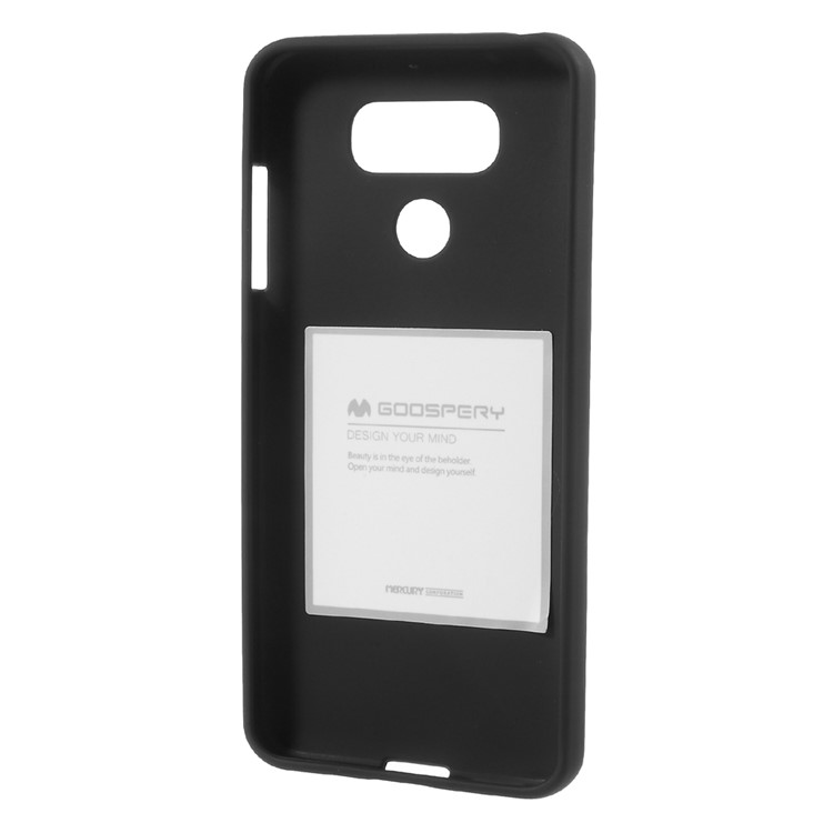MERCURY GOOSPERY Matte Anti-fingerprint TPU Mobile Shell for LG G6 - Black-3