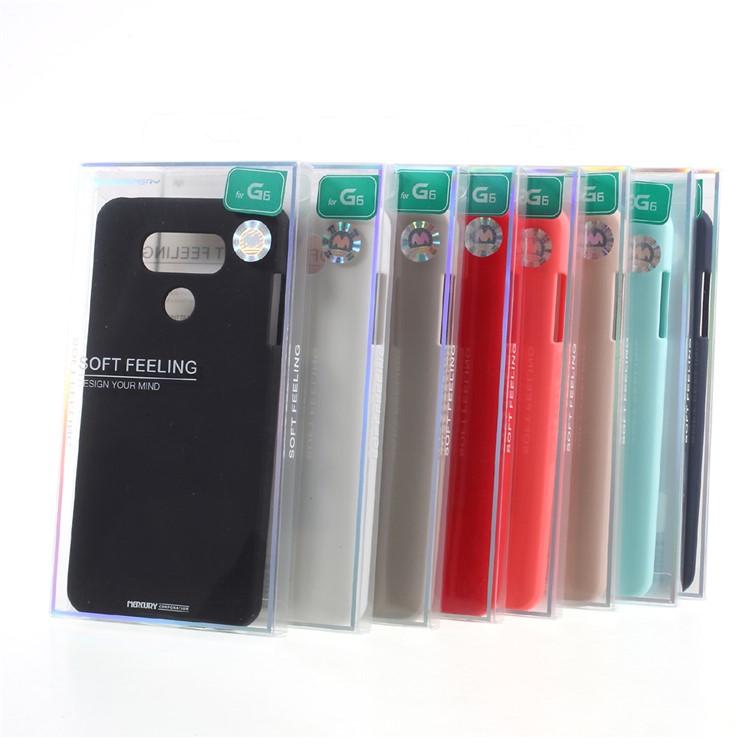 MERCURY GOOSPERY Matte Anti-fingerprint TPU Mobile Shell for LG G6 - Black-6