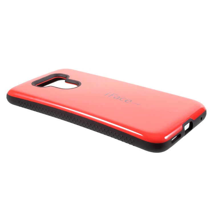 IFACE MALL for LG G6 PC + TPU Protection Accessory Casing Non-slip Grains on Two Sides - Red-4
