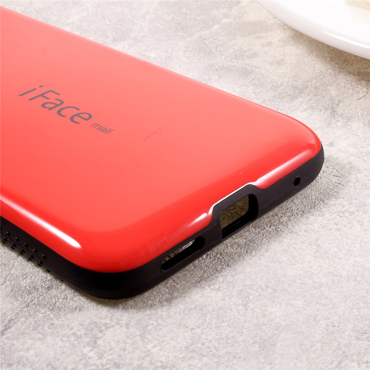IFACE MALL for LG G6 PC + TPU Protection Accessory Casing Non-slip Grains on Two Sides - Red-5