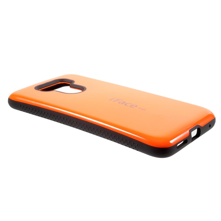 IFACE MALL PC + TPU Protection Mobile Phone Casing Non-slip Grains on Two Sides for LG G6 - Orange-3