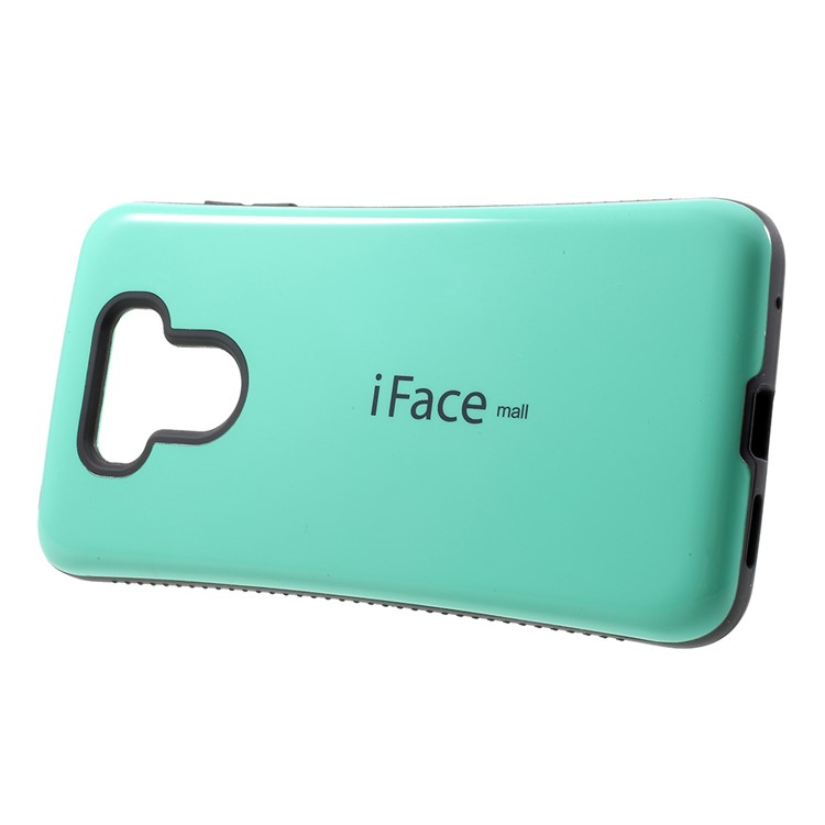IFACE MALL for LG G6 PC + TPU Protection Mobile Phone Casing Non-slip Grains on Two Sides - Green-2