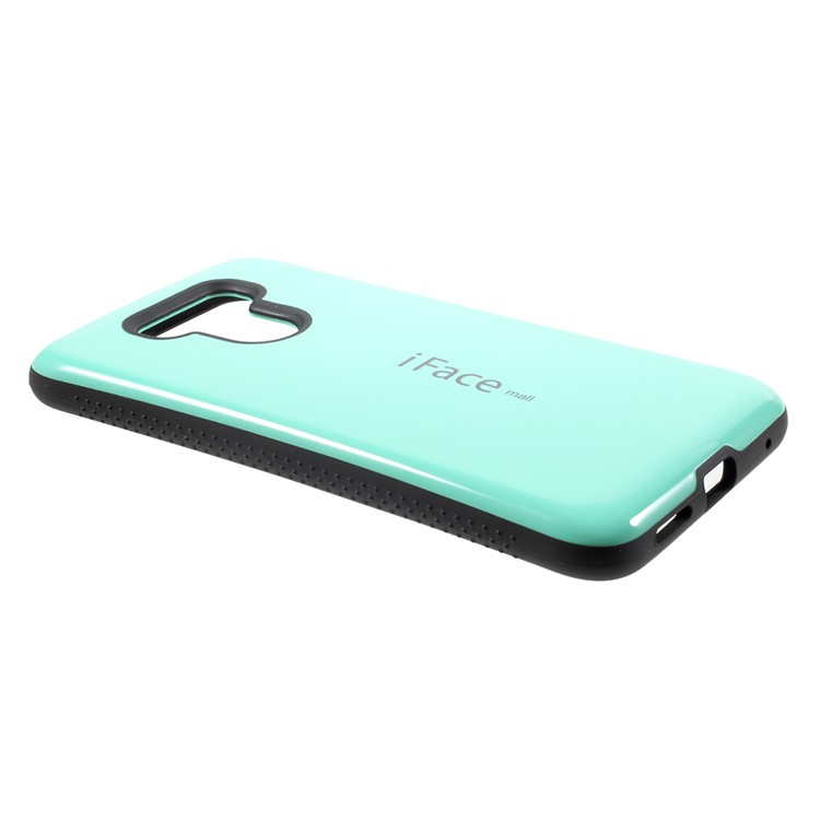 IFACE MALL for LG G6 PC + TPU Protection Mobile Phone Casing Non-slip Grains on Two Sides - Green-3