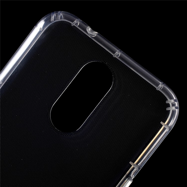 Clear TPU Flexible Case for LG K10 (2017) EU Version - Transparent-4
