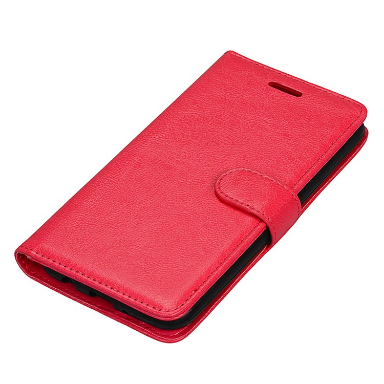 3 Card Slots Wallet Leather Mobile Case for LG K4 (2017) EU Version - Red-11