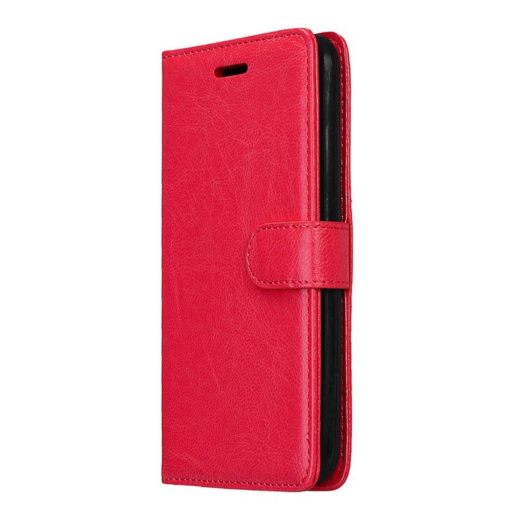 3 Card Slots Wallet Leather Mobile Case for LG K4 (2017) EU Version - Red-7