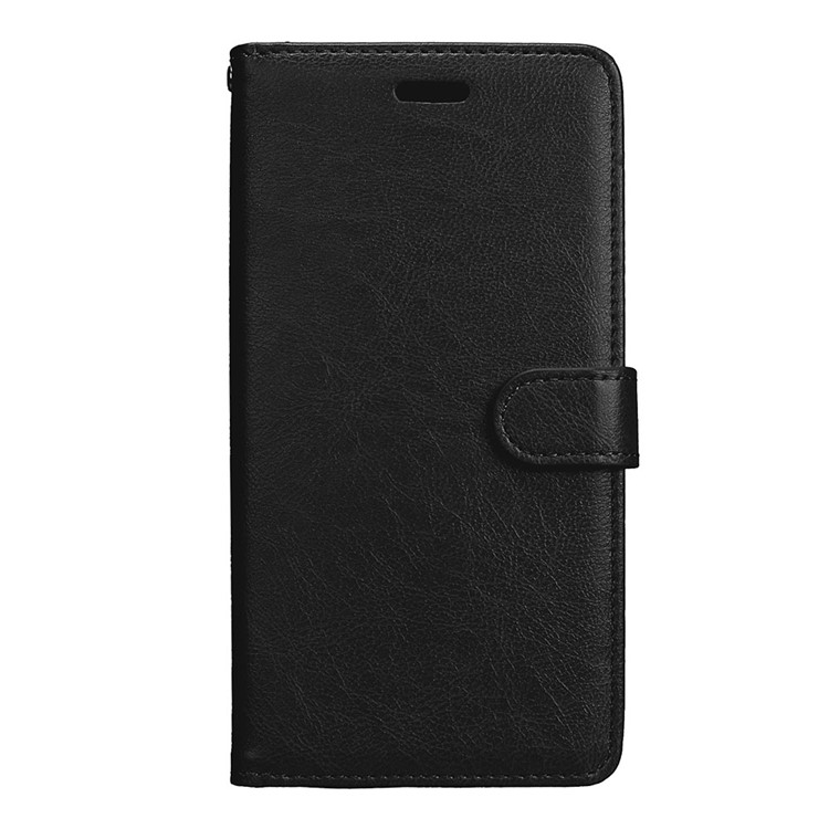 Crazy Horse PU Leather Wallet Stand Mobile Phone Cover with Card Slots for LG Stylus 3 US Version - Black-4